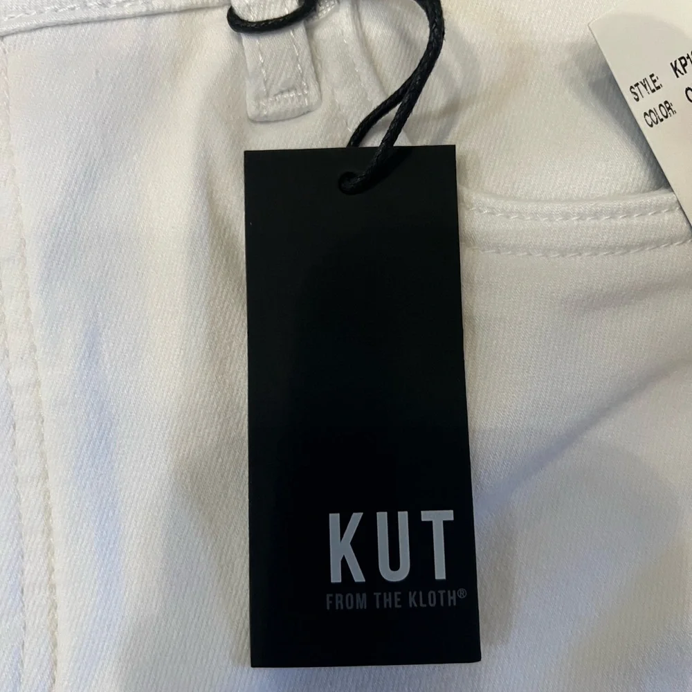 Kut from the Cloth Stella Optic White High Rise Flare Jean - Picture 8 of 15